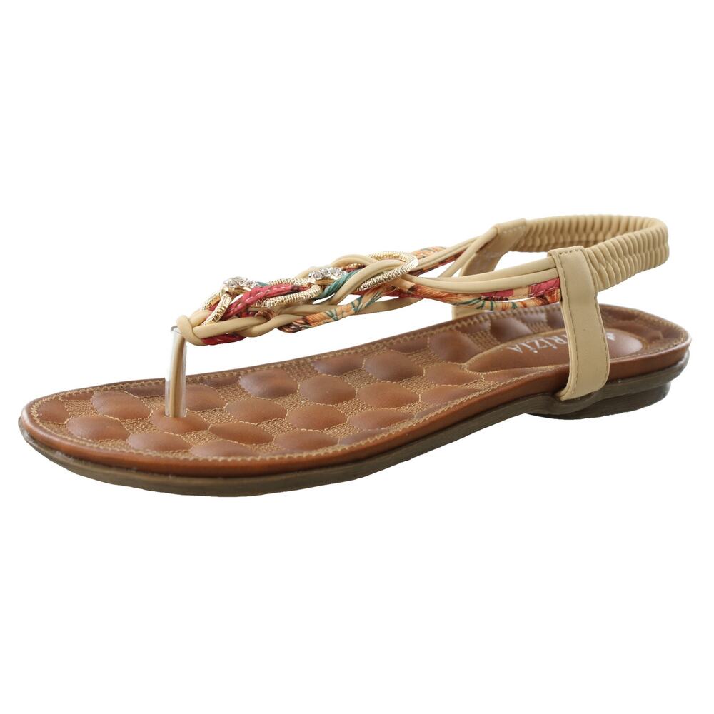 Patrizia by Spring Step Womens Gadelina Lightweight Summer T-Strap Sandals sz 9